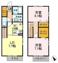 シャルムの物件間取画像